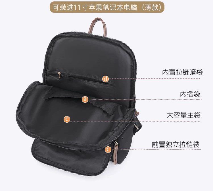 ZM25 Fashion Women Backpacks Purse High Quality Anti-theft School Book Bag for Girls Female Travel Bagpack Ladies Back Pack
