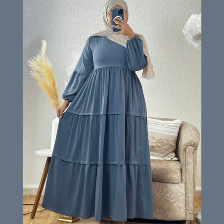 حجاب شرعي فستان 2025  تركي   من أفخم أنواع القماش