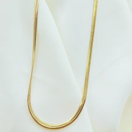 Collier chaîne serpent