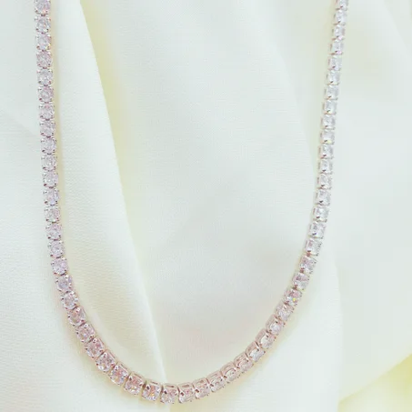 Collier Tennis brillant