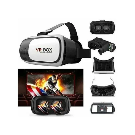 🕶️ نظارات الواقع الافتراضي VR BOX – انغمس في عالم ثلاثي الأبعاد