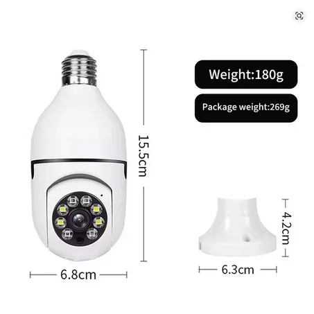 💡📹 كاميرا مراقبة ذكية بشكل مصباح – حماية مبتكرة وسهلة التركيب