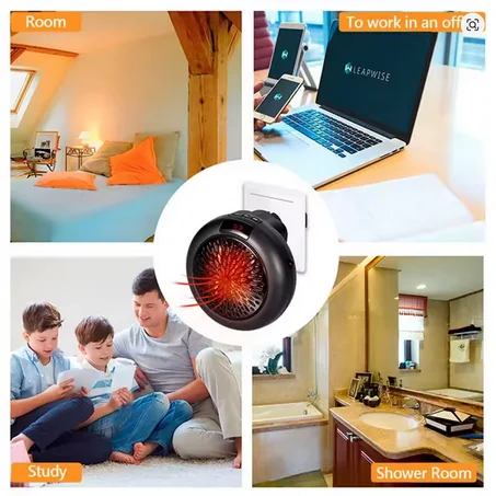 مدفأة كهربائية ذكية محمولة – دفء فوري وراحة مثالية