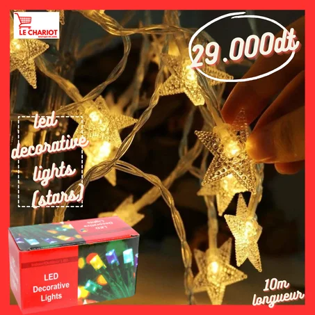 led decorative lights (stars)
