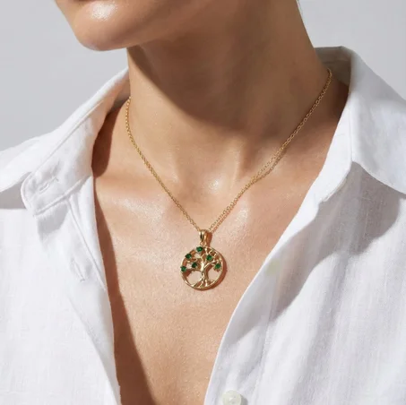 Green Roots Necklace