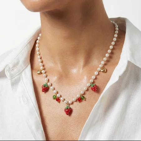 Strawberry Necklace