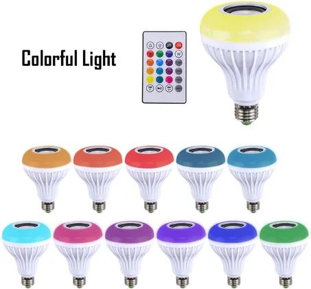 مكبر صوت بلوتوث مزود بمصباح LED