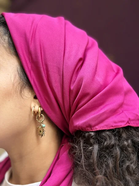 Foulard fuchsia