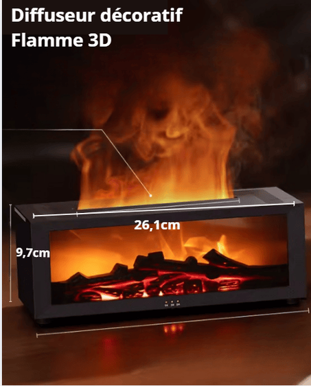 Diffuseur Huiles Essentielles Flamme 3D