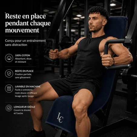 Serviette de Sport 2-en-1 – Rangement + Fixation Parfaite
