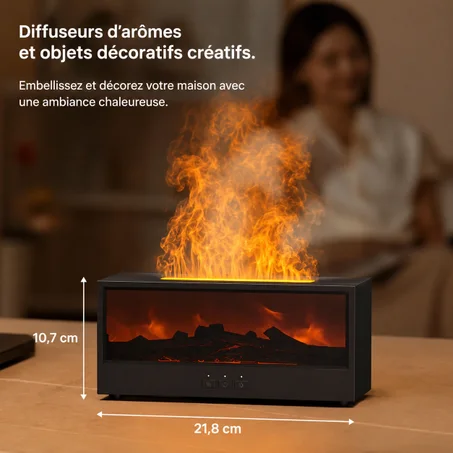 Diffuseur Huiles Essentielles Flamme 3D