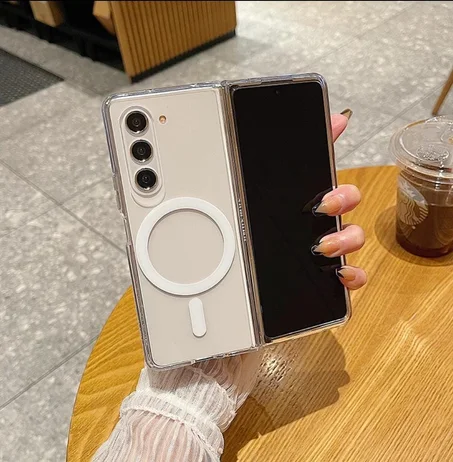 pochette pour z flip et fold transparent