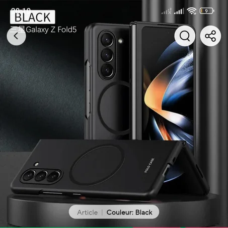 case magsafe pour z flip et fold couleurs