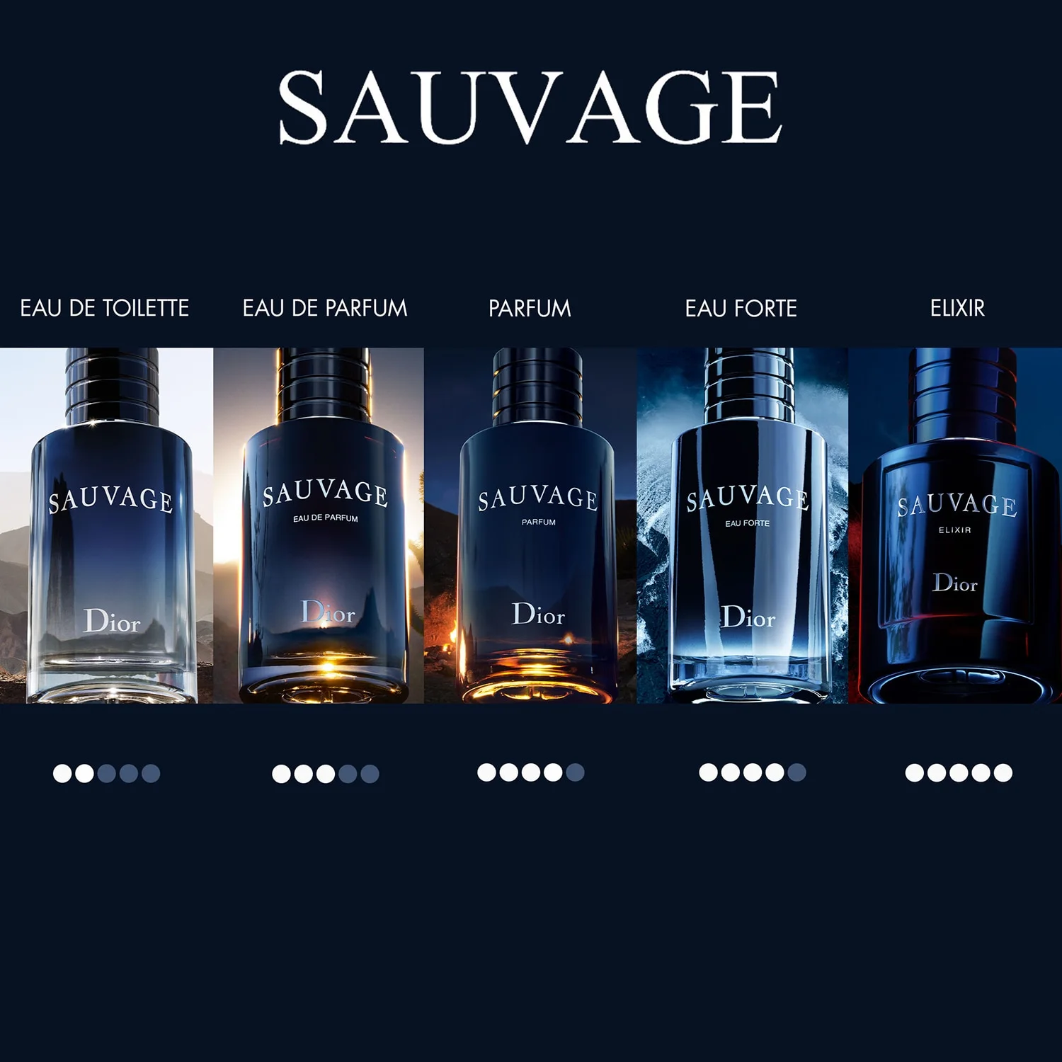Sauvage - Eau de parfum pour homme notes épicées et d'absolu vanille