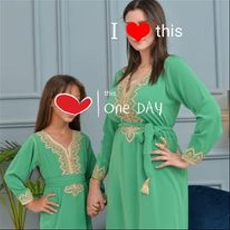 🍒جديد القفطان العصري لك ولاميرتك الصغيرة لصيف 2023🍒