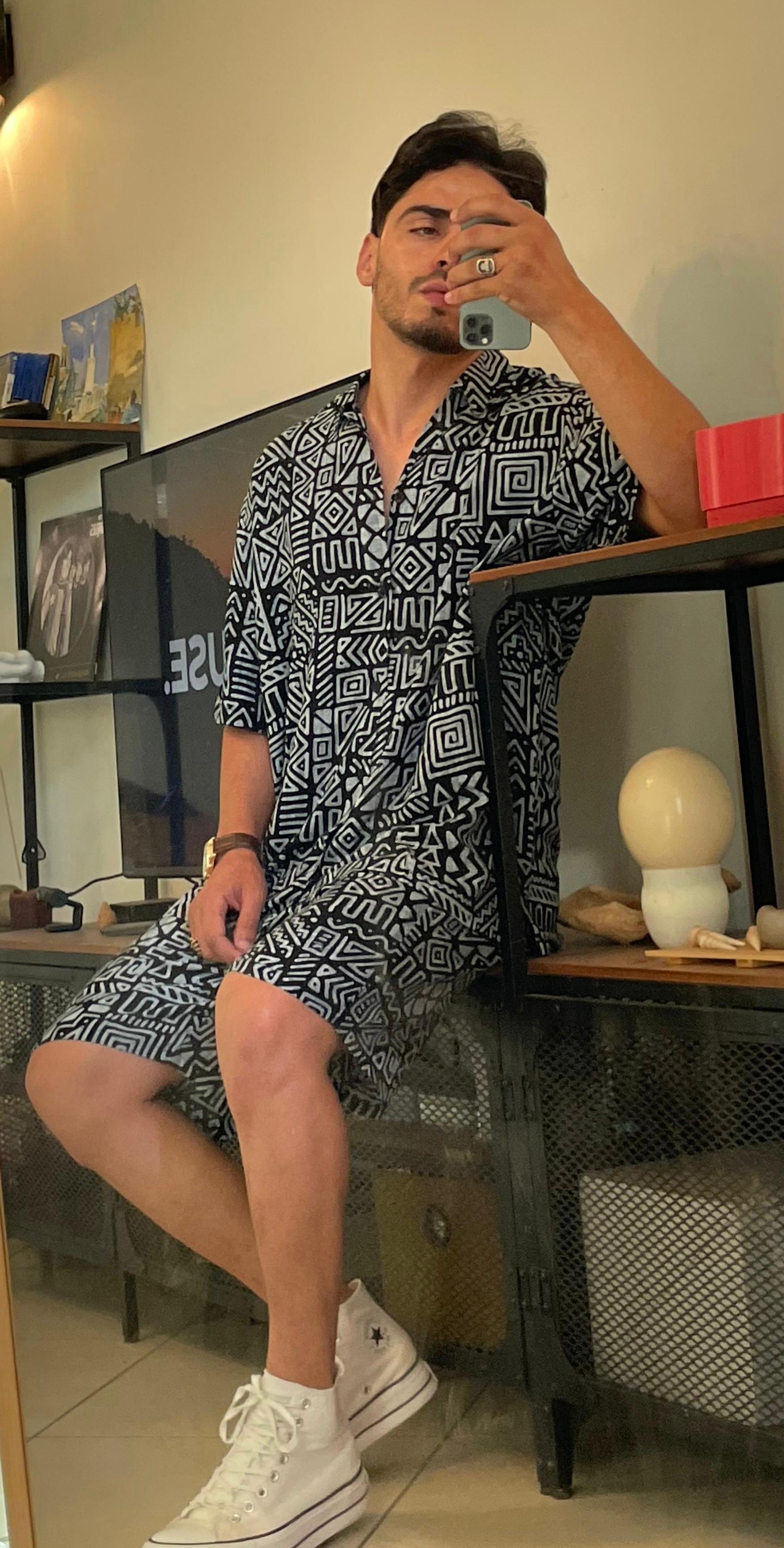 Aztec (black and grey) Oversize Set
