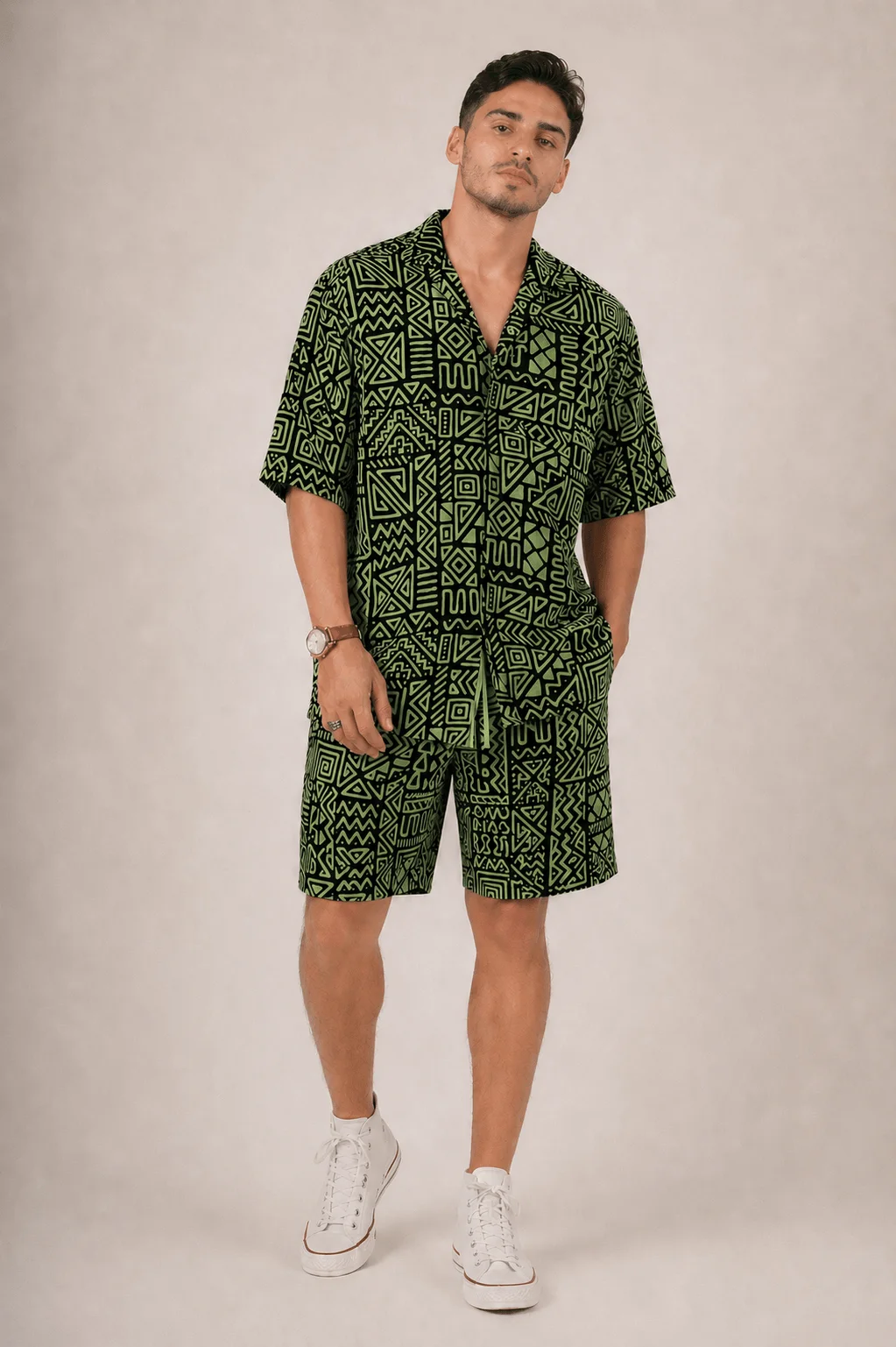 black/green