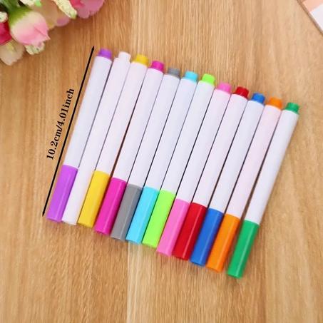 12pcs marqueurs à craie liquide colorés