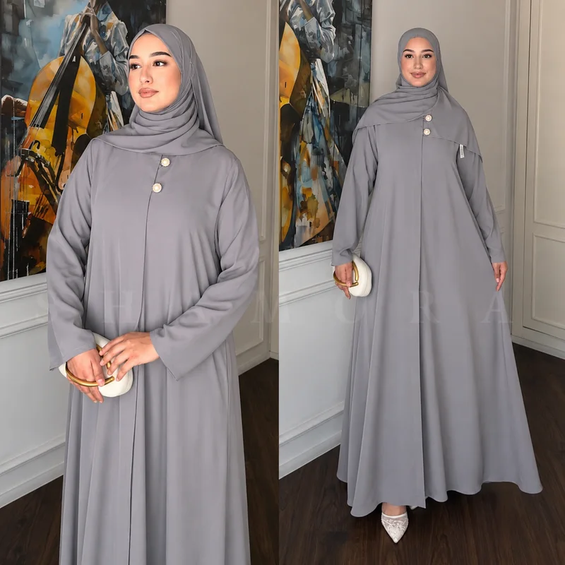 ✨ عباية خليجية  كلوش + شال هدية