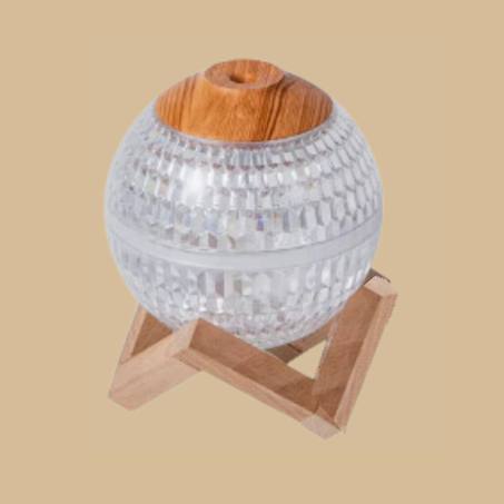 مصباح بلوري مرطب للهواء