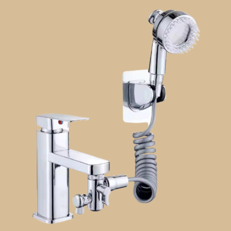 Shower Head Faucet Extender 3 in 1