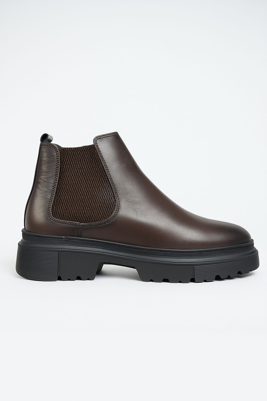 Boots Homme en Cuir Marron BT1008