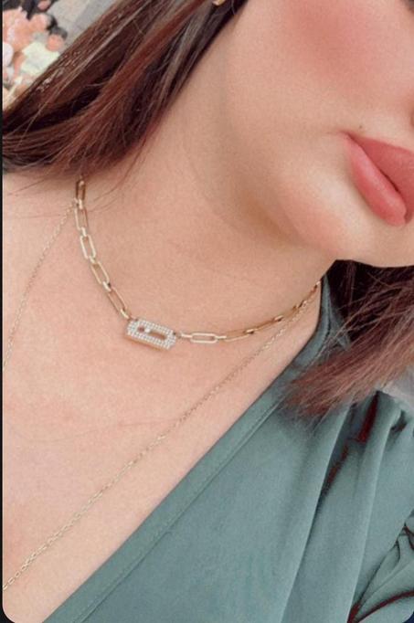 سنسلة طبق الأصل للذهب مكتبياضش