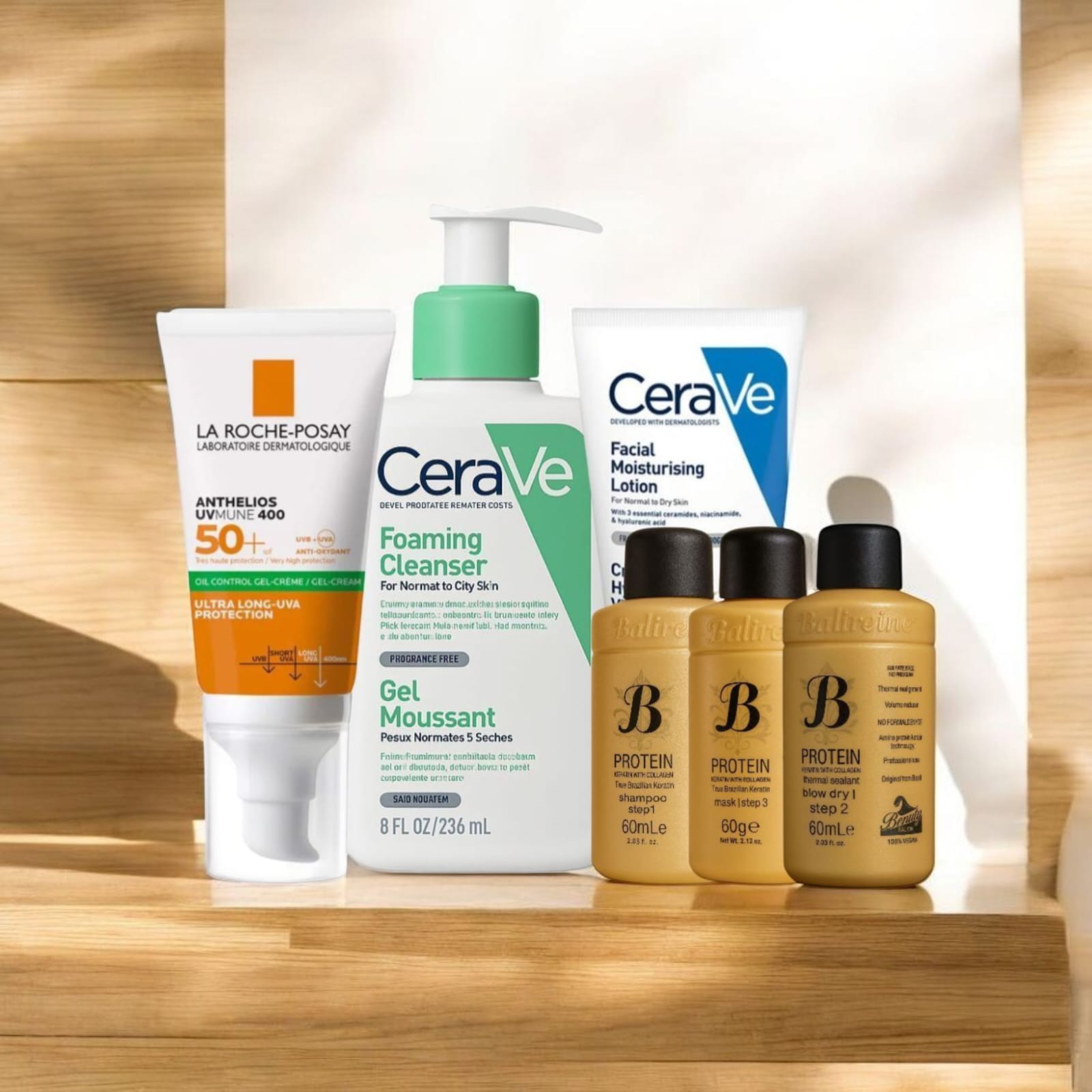 مجموعة العناية بالبشرة والشعر