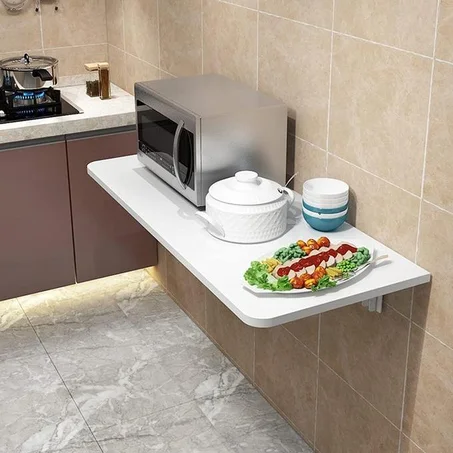 طاولة قابلة للطي مثبتة على الحائط مصنوعة من MDF