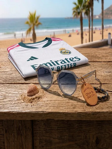 Real Madrid Summer VIP Pack – Tenue Iconique + Ndader Bleu Premium