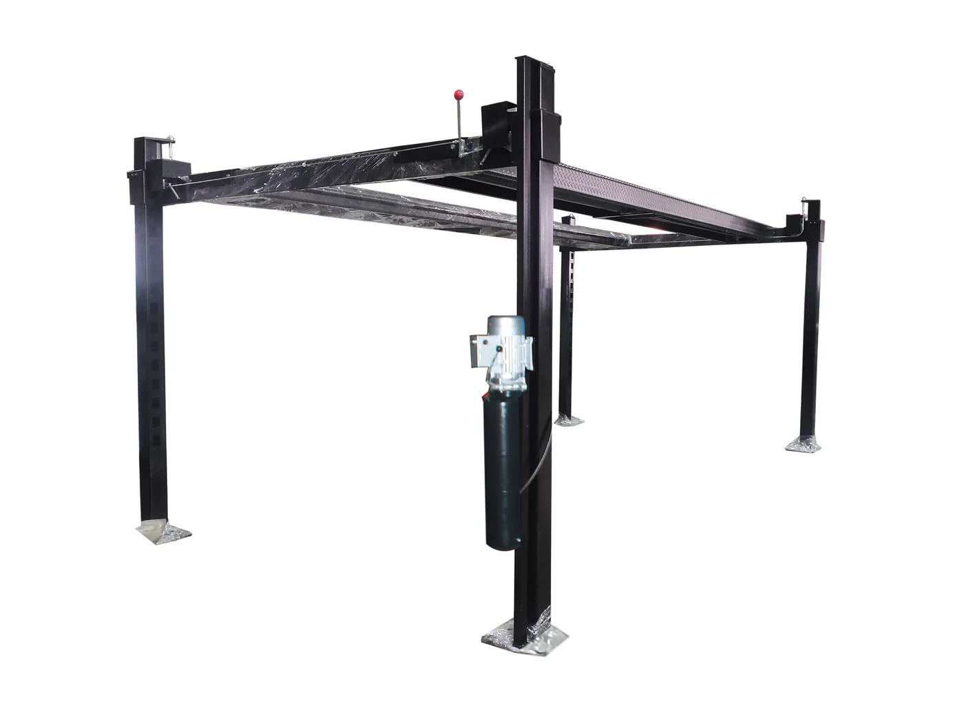 APlusLift 11,000LB 4-Post Portable Parking Storage Service Car Lift - HW-4P11S