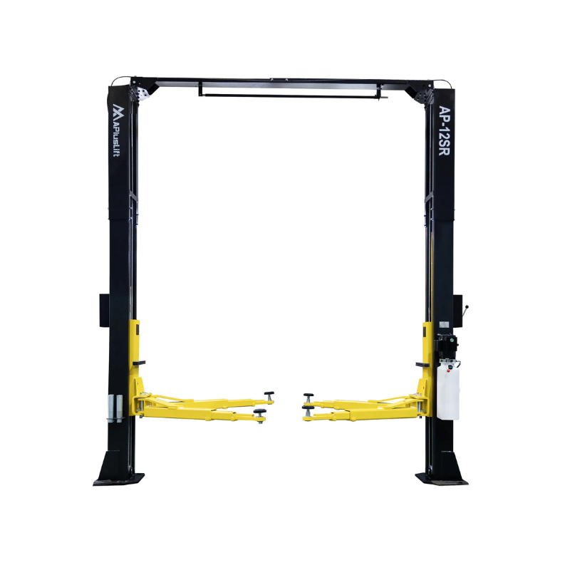 APlusLift 12,000LB 2-Post Overhead Single Release Direct Drive Car Lift with 3 Year Warranty – AP-12SR