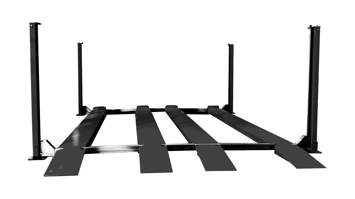 APlusLift 9,000LB 4-Post Double Deck Parking Storage Car Lift - HW-9KDP