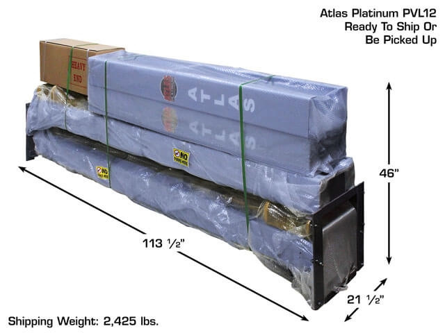 Atlas® Platinum PVL-9BP ALI Certified Base-Plate 2 Post Lift 9,000 lbs