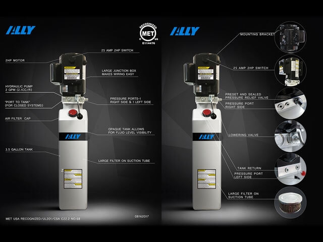 Atlas® Platinum PVL-15 ALI Certified 2 Post Lift 15,000 lbs