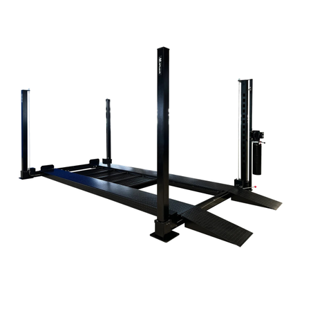 APlusLift 11,000LB 4-Post Portable Parking Storage Service Car Lift - HW-4P11S