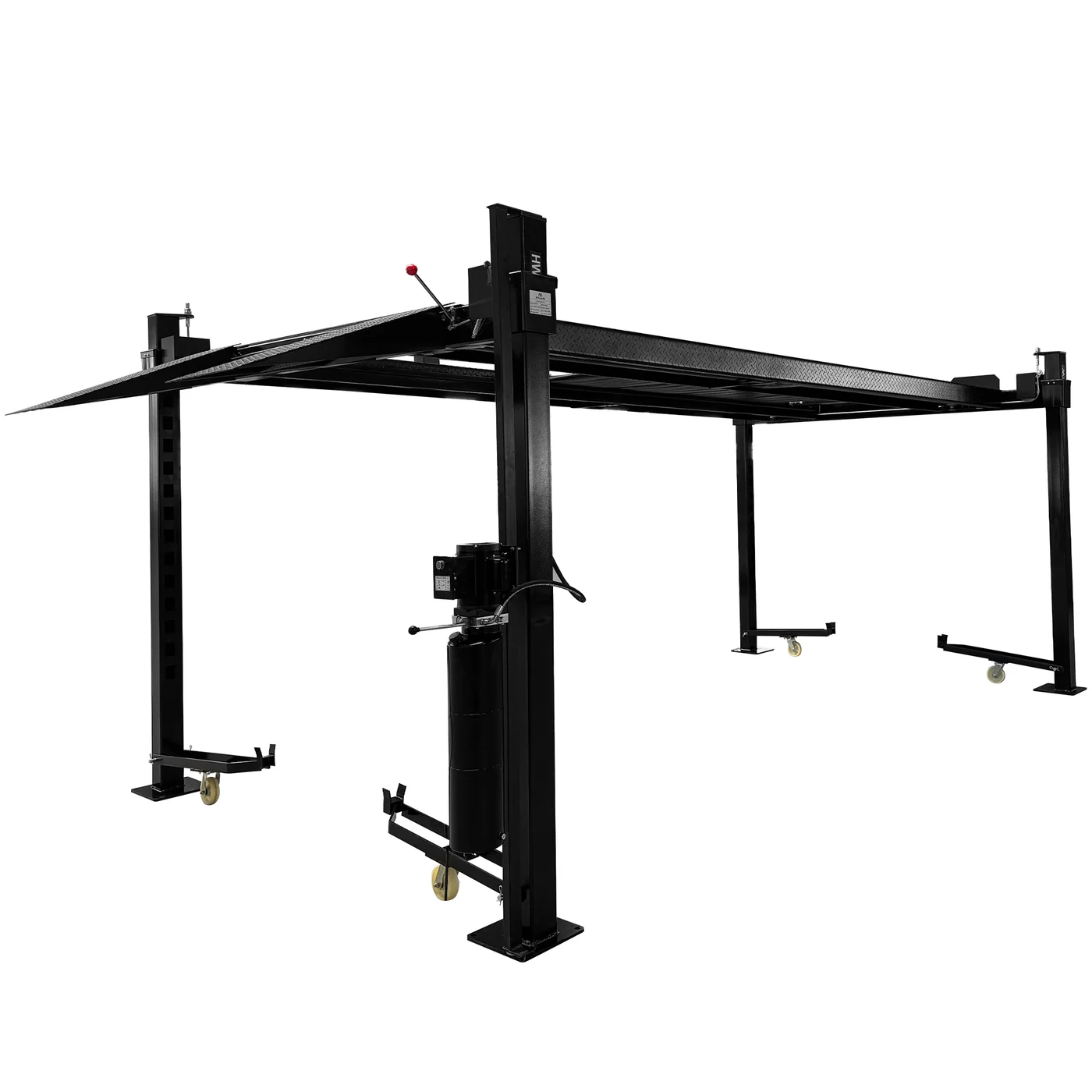APlusLift 11,000LB 4-Post Portable Parking Storage Service Car Lift - HW-4P11S