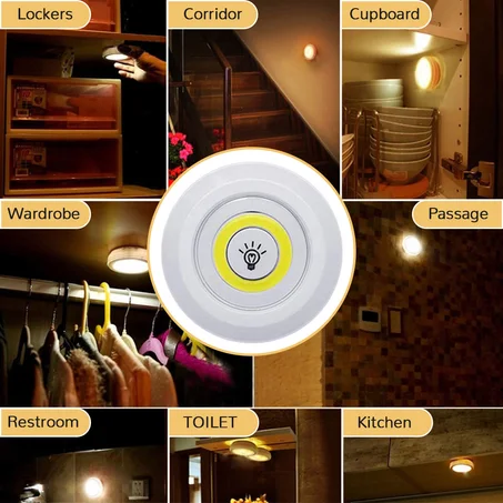 3 أضواء Led مع جهاز التحكم عن بعد