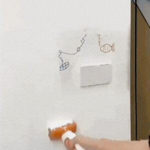 رول الدهان السحري مع فرشاة