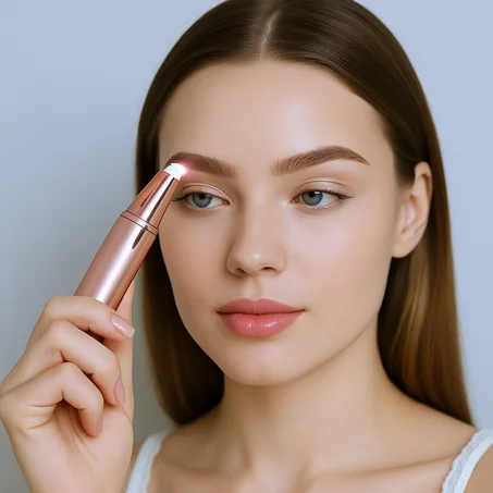 .ماكينة حلاقة كهربائية  صغيرة محمولة، مزيل شعر الوجه، بدون ألم للنساء (copy)