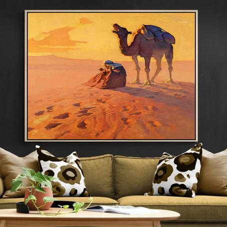 Tableau Déco Marocain Traditionnel – Impressions sur toile modernes contemporaines d’art de mur pour la décoration murale de bureau ou de salon à la maison