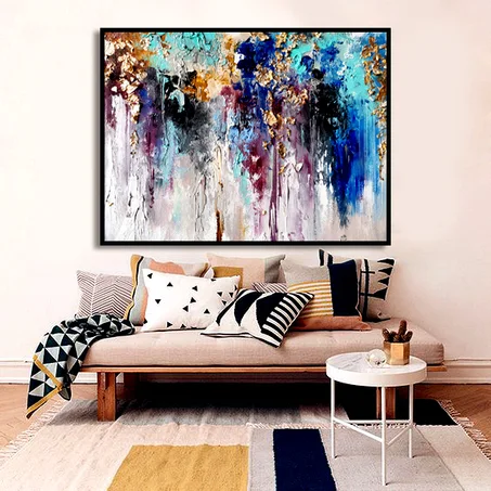 Tableau Déco Marocain Traditionnel – Impressions sur toile modernes contemporaines d’art de mur pour la décoration murale de bureau ou de salon à la maison