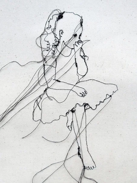 petite fille aiguille et fil