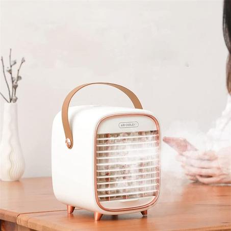 ❄️💨 مكيّف الهواء المحمول الصغير – برودة فورية أينما كنت! 💨❄️