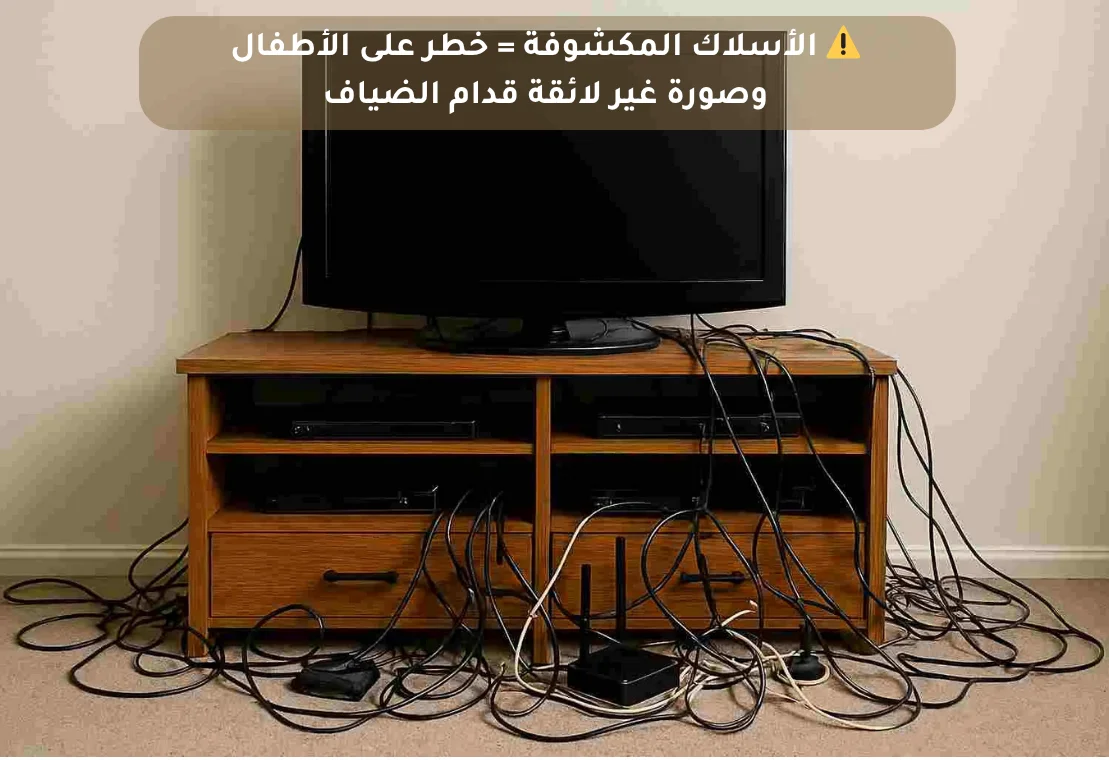 فوضى حول التلفاز