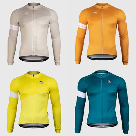 Maillot Cyclisme Hiver Thermique Manches Longues MOBEL Star