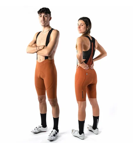 Cuissard Bretelles Cyclisme Offroad INVERSE Beta Amber Unisexe