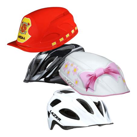 Casques Vélo Kids LAZER Nut'Z Fireman & Pretty Cover