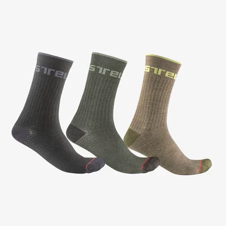 Chaussettes Cyclisme Hiver CASTELLI Distanza Merinos Hi20