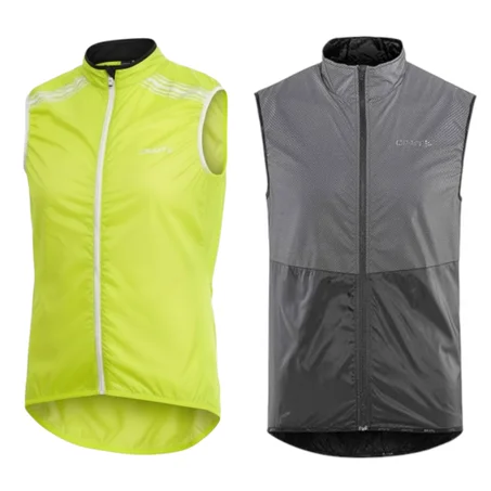 Gilet Cyclisme Coupe Vent Déperlant CRAFT Glow Featherlight Big Size